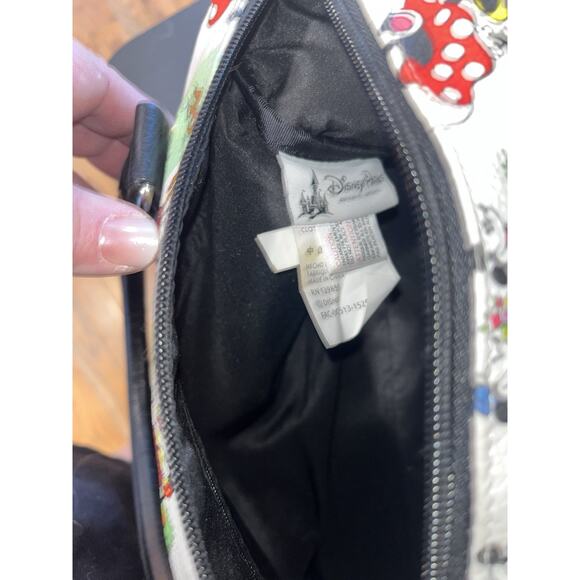 Disney Parks Handbag Mickey Mouse & Minnie Mouse Collage Purse 13" x 7" - Picture 7 of 7